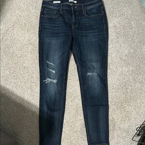 Vigoss Midnight Blue Ripped Skinny Jeans